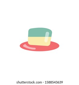 magic hat colourfull icon vector