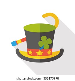 magic hat flat icon