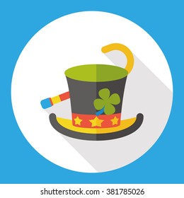 magic hat flat icon