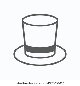magic hat icon, magical vector