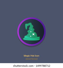 Magic Hat Icon. Magic Hat Sign Symbol. Illustration Of Magic Hat. Vector Icon