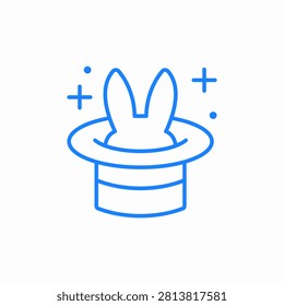 magic hat icon sign vector