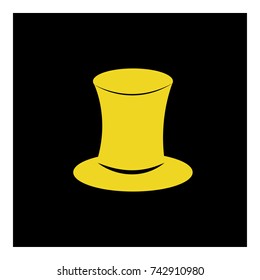 magic hat icon vector