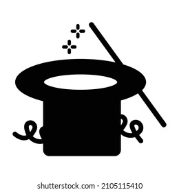 magic hat Isolated Vector icon which can easily modify or edit

