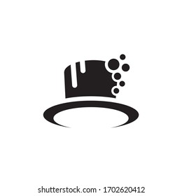 Magic hat logo icon design vector template