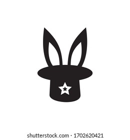 Magic hat logo icon design vector template