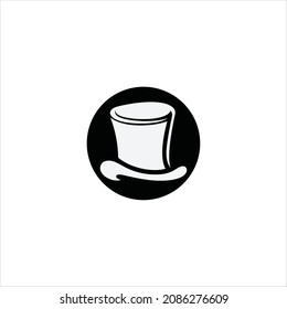 magic hat logo vector template