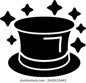 Magic Hat New Icons Design Vector