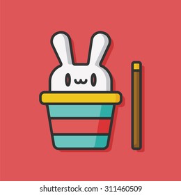 magic hat rabbit icon