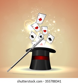 Magic hat trick.