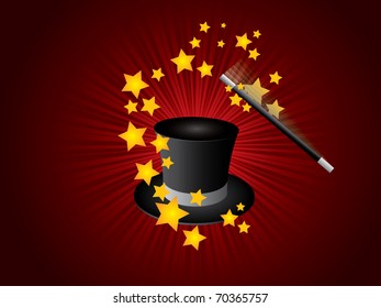 Magic hat vector