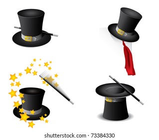 Magic hat vector