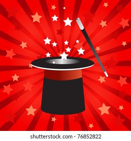 Magic hat vector