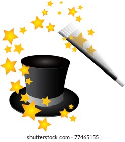 Magic hat vector