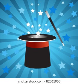 Magic hat vector