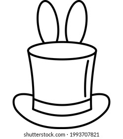 Magic Hat Vector icon that can easily modify or edit
