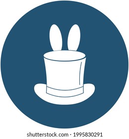 Magic Hat Vector icon that can easily modify or edit