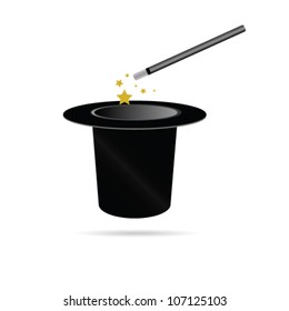 magic hat vector illustration