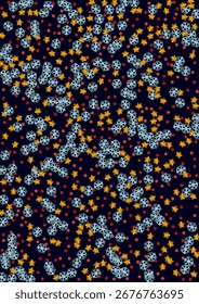 Textura mágica de confeti de vacaciones en Vector con destellos brillantes para Navidades, año Nuevo, Diseño web, patrones de tela y marca de celebración con estilo.