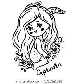 Magic horoscope/ zodiac sign/ capricorn