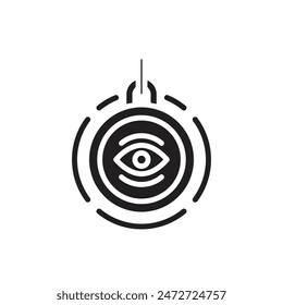 Magic Hypenotize Filled Icon Vector Illustration