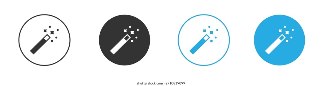 Icono mágico. Plantilla de diseño de iconos gráficos