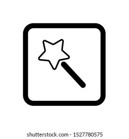 magic icon illustration isolated on white background