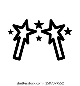 magic icon isolated sign symbol vector illustration - high quality black style vector icons
