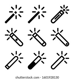 magic icon isolated sign symbol vector illustration - Collection of high quality black style vector icons
