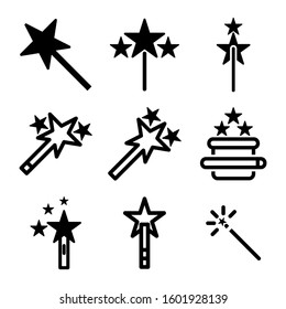 magic icon isolated sign symbol vector illustration - Collection of high quality black style vector icons
