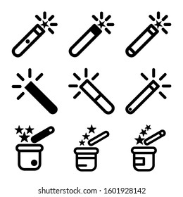 magic icon isolated sign symbol vector illustration - Collection of high quality black style vector icons
