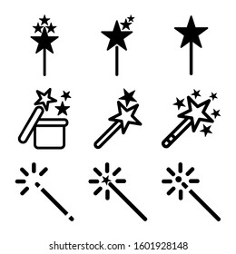 magic icon isolated sign symbol vector illustration - Collection of high quality black style vector icons
