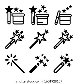 magic icon isolated sign symbol vector illustration - Collection of high quality black style vector icons
