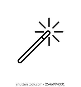 Magic icon linear logo isolated