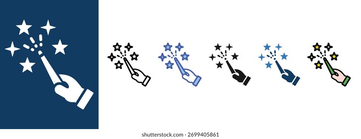 Magic  icon sets collection multi style

