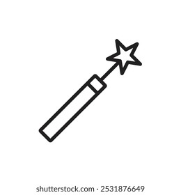 Magic icon Simple thin outline