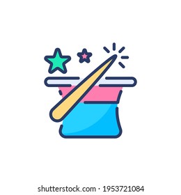 Magic icon in vector. Logotype