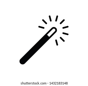 Magic icon vector ,magic wand illustration