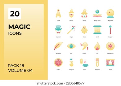 Magic icons collection. Set contains such Icons as book, clipart, clothing, collection, and more	