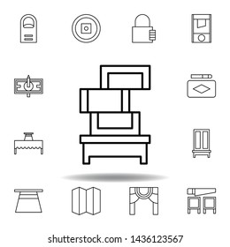 magic illusion trick outline icon. elements of magic illustration line icon. signs, symbols can be used for web, logo, mobile app, UI, UX