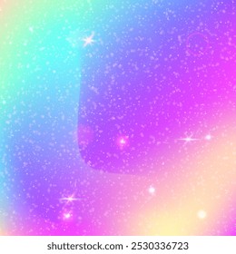 Magic Invitation. Purple Blurred Pattern. Unicorn Background. Holographic Girlish Mesh. Pink Girl Gradient. Lilac Pastel Hologram. Fairy Texture. Cute Unicorn Background.