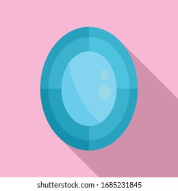 Magic jewel icon. Flat illustration of magic jewel vector icon for web design