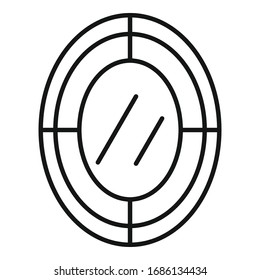 Magic jewel icon. Outline magic jewel vector icon for web design isolated on white background