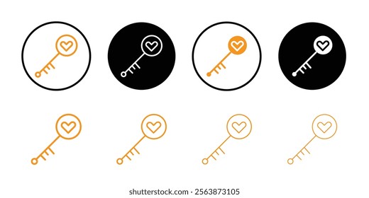 Magic Key icon web design in vector