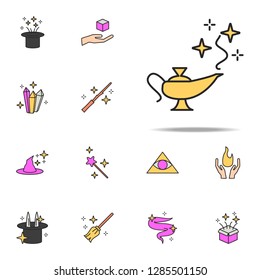 Magic lamp icon. magic icons universal set for web and mobile