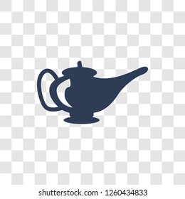 Magic lamp icon. Trendy Magic lamp logo concept on transparent background from Desert collection