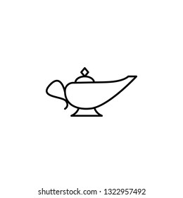 magic lamp, miscellaneous outline icon. Signs and symbols can be used for web, logo, mobile app, UI, UX