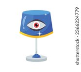 Magic lamp vector colorful stickers Icon Design illustration. EPS 10 File