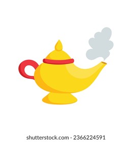 Magic lamp vector colorful stickers Icon Design illustration. EPS 10 File
