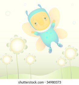 Magic land: butterfly